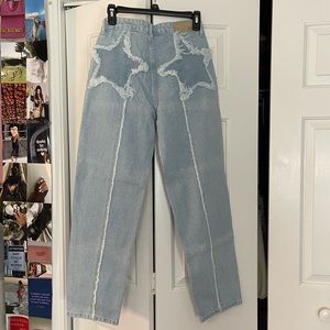 Nasty Gal Star Print Jeans !